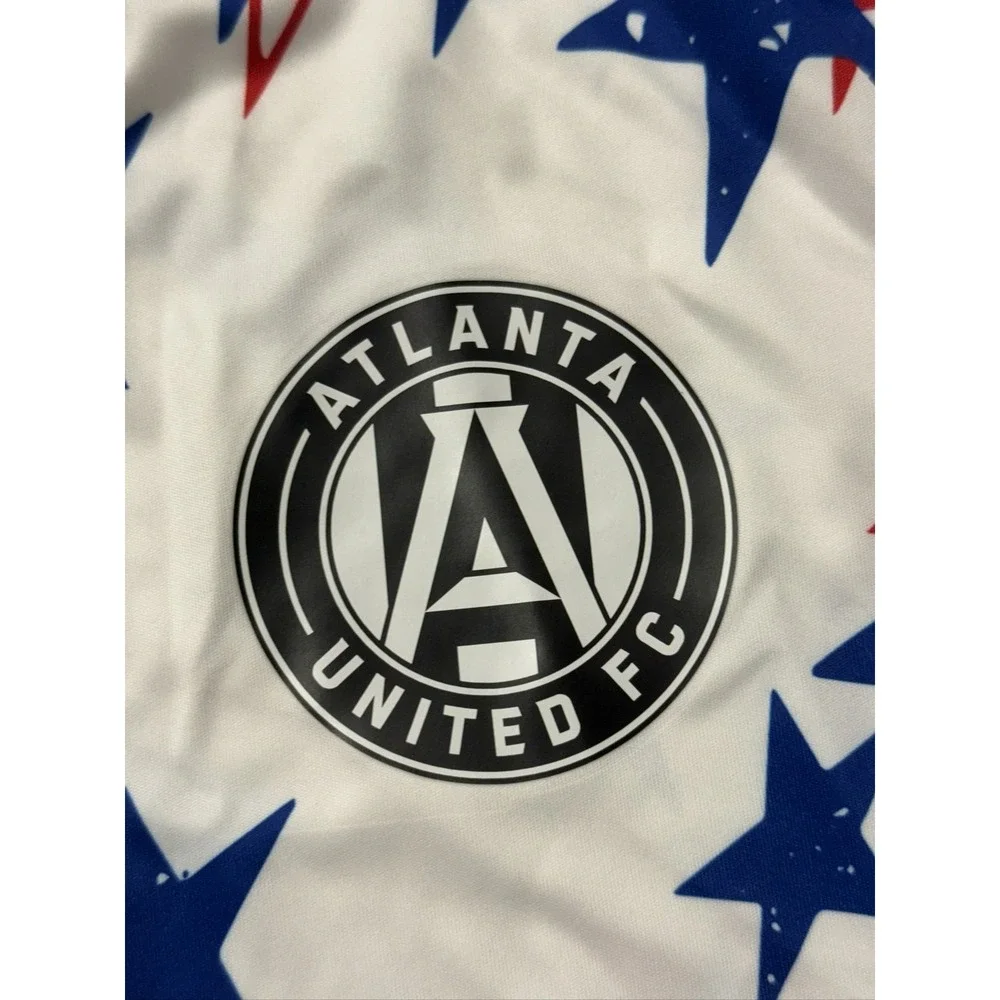 adidas MLS AMER PRESH Atlanta United FC Jersey L AEROREADY KB8968 White Blue